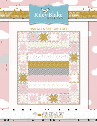 Riley Blake Pink When Skies Are Grey - Downloadable PDF