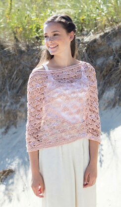 Carico Poncho in Berroco Mixer - Downloadable PDF