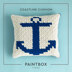 Coastline Cushion - Free Crochet Pattern for Home in Paintbox Yarns Wool Mix Aran