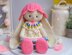 Crochet Doll Clothes Pattern - Outfit SUNFLOWER for large toys