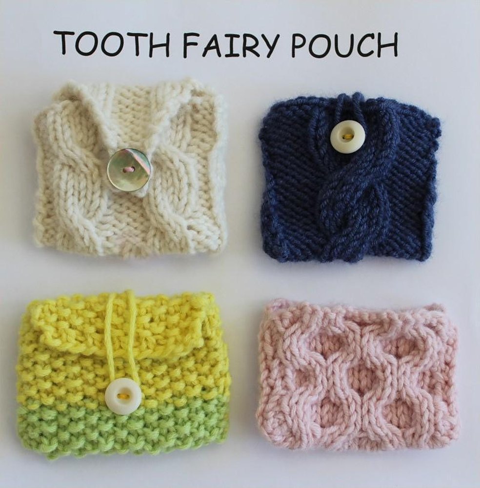 Crochet tooth fairy on sale bag