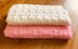 Knit and Purl Baby Blankets - Interlocking & Diamond Squares