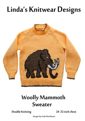 Woolly Mammoth Dinosaur Sweater