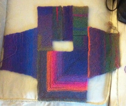 Amazing Modular Baby Cardigan