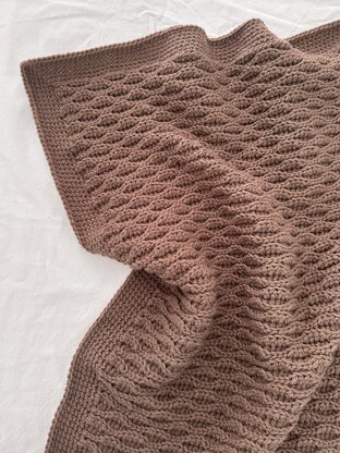 Almond Waves Baby Blanket