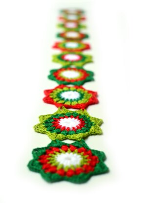 Kyla Zoran Christmas crocheted garland