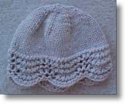 Fan Stitch Hat - - Knit ePattern