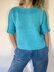 Cotton sweater Turquoise