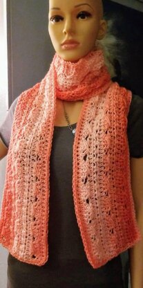 Textured twist scarf