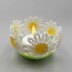 Flower tealight holder - easy from scraps of yarn