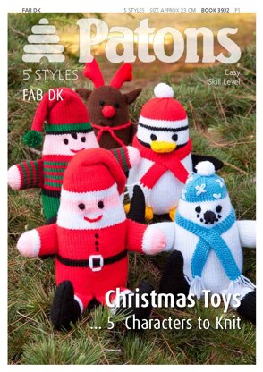 Christmas Toys in Patons Patons Fab DK 25g