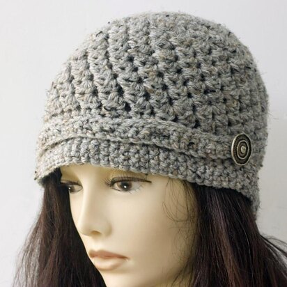 Easy Cloche with Button Trim