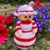 Christmas Doll Knitting Pattern - Toy Knitting Pattern