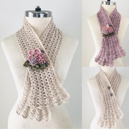 Floral Lace Scarf