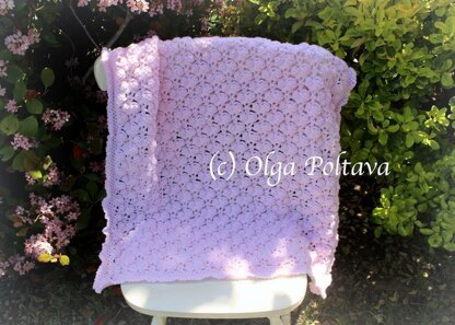 Pink Marshmallows Baby Blanket