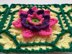 Flower square with border I by HueLaVive
