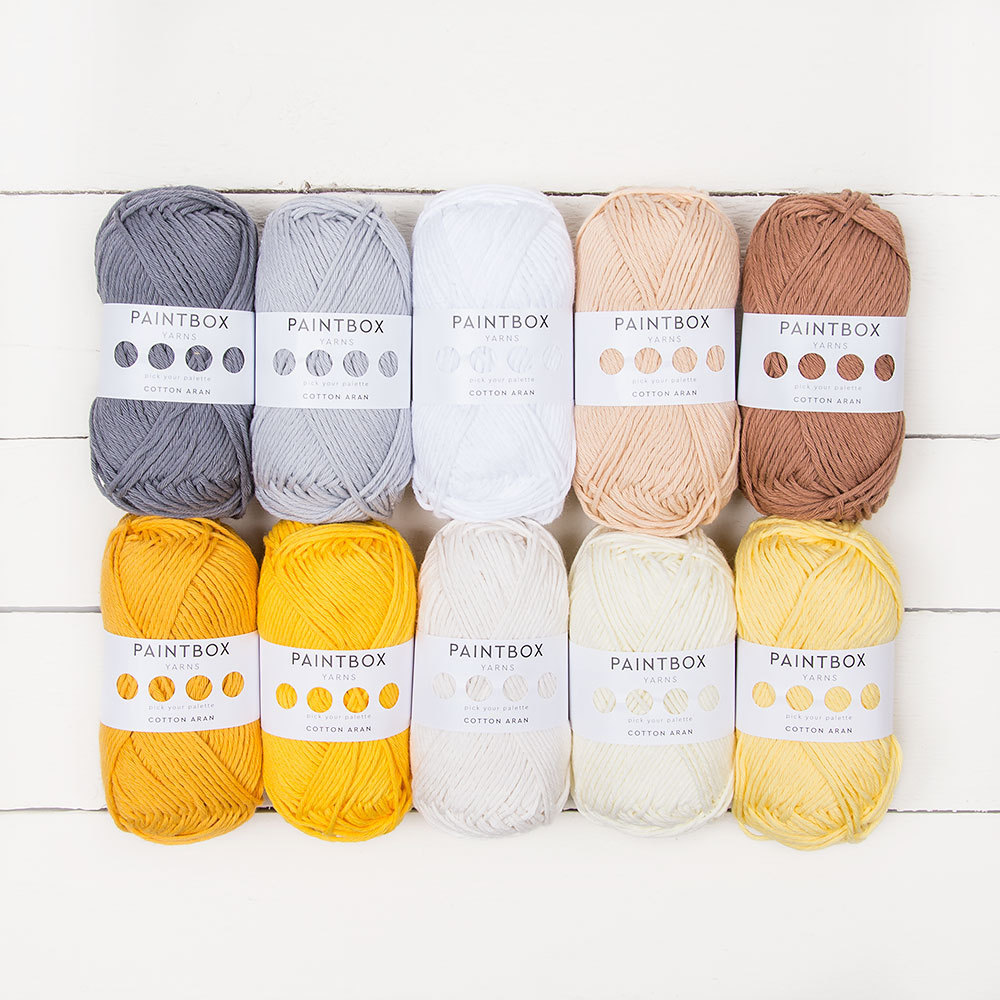 Paintbox Yarns Cotton Aran 10 Ball Color Pack