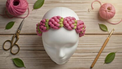 Crochet Strawberry Hair Band – PDF Pattern + Video Tutorial