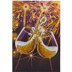 Crystal Art Champagne Celebration, 10x15cm Card Diamond Painting Kit