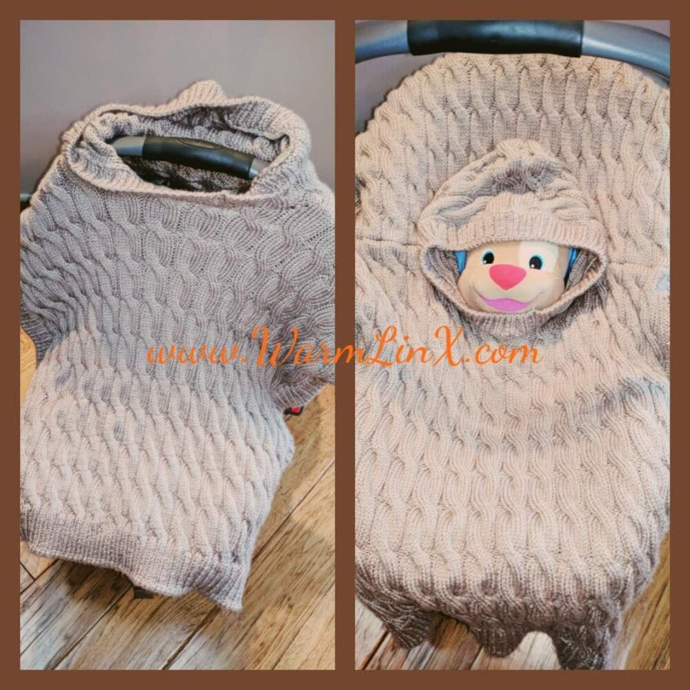 Crochet car hot sale seat poncho