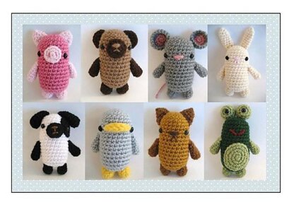 Little Critters Crochet Amigurumi Pattern Set