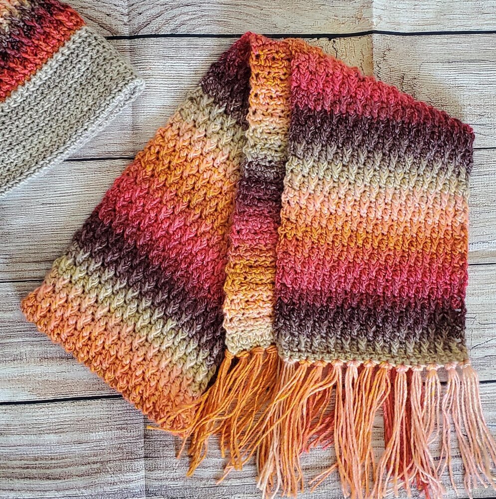 Design 002: Alpine Scarf Crochet pattern by Veronica Bailey