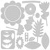 Sizzix Thinlits Dies By Sophie Guilar 15/Pkg - Floral Tropics