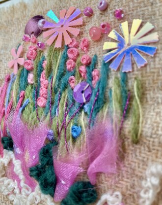 Rowandean Cottage Garden Cards Embroidery Kit