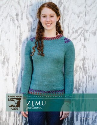 Zemu Pullover in Juniper Moon Tenzing - Downloadable PDF