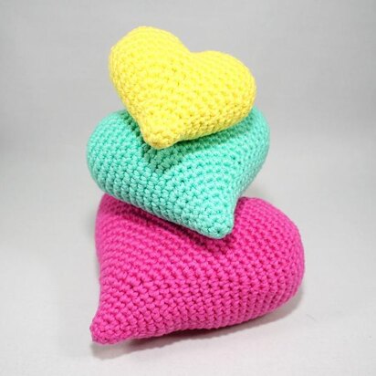 Hangers - Hearts - Amigurumi