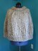 Grey Marble Cable Poncho