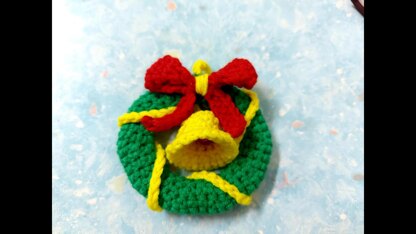 Tiny Xmas wreath ornaments