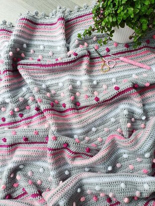 Large Spots & Stripes Blanket