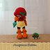 Armored Hero & Mini Metroid-Inspired Amigurumi – Fanart Crochet PDF