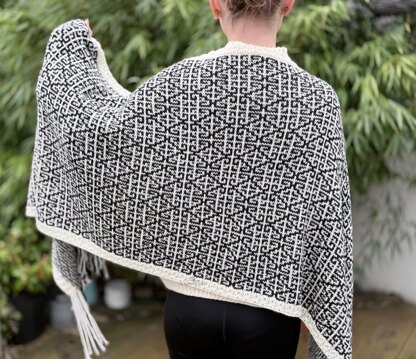 Midnight Mosaic Shawl