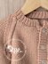 Round neck raglan sleeve cardi with cabled owls - P079