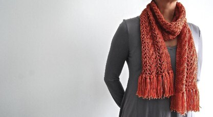 Cables & Lace Scarf