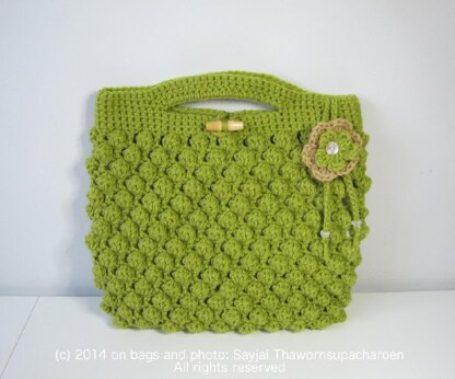 Bobble Bag Crochet Pattern in 2 Sizes