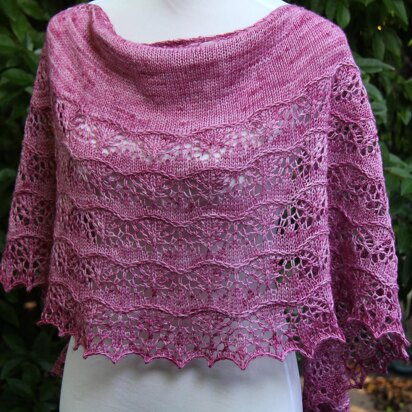 Blooming Sakura Shawl