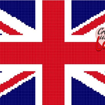 UK Union Jack Flag Stitch graphgan
