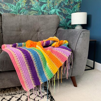 Rainbow Brick Road Blanket