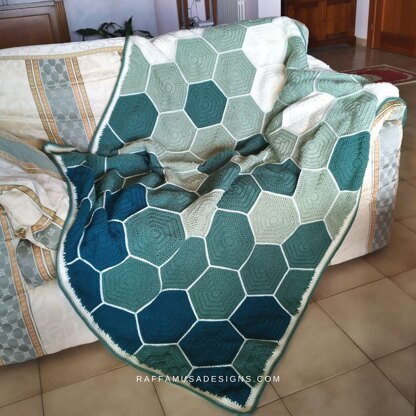 Solid Hexagons Blanket