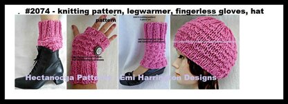 2074 -  hat, gloves, Legwarmers