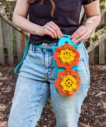 Retro 70s Flower Bag