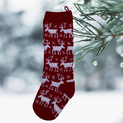 Moose Christmas Stocking II