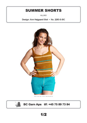 Summer Shorts in BC Garn Allino - 2283-S-BC - Downloadable PDF