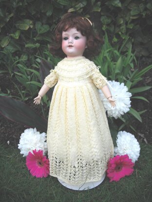 Sweet Lemon antique doll dress