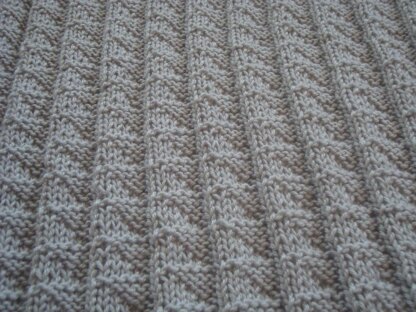 Gray Fog Baby Blanket.