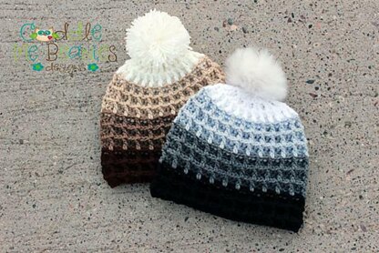 Ombre Waffle Beanie