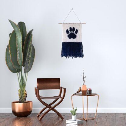 Paw Print Tapestry